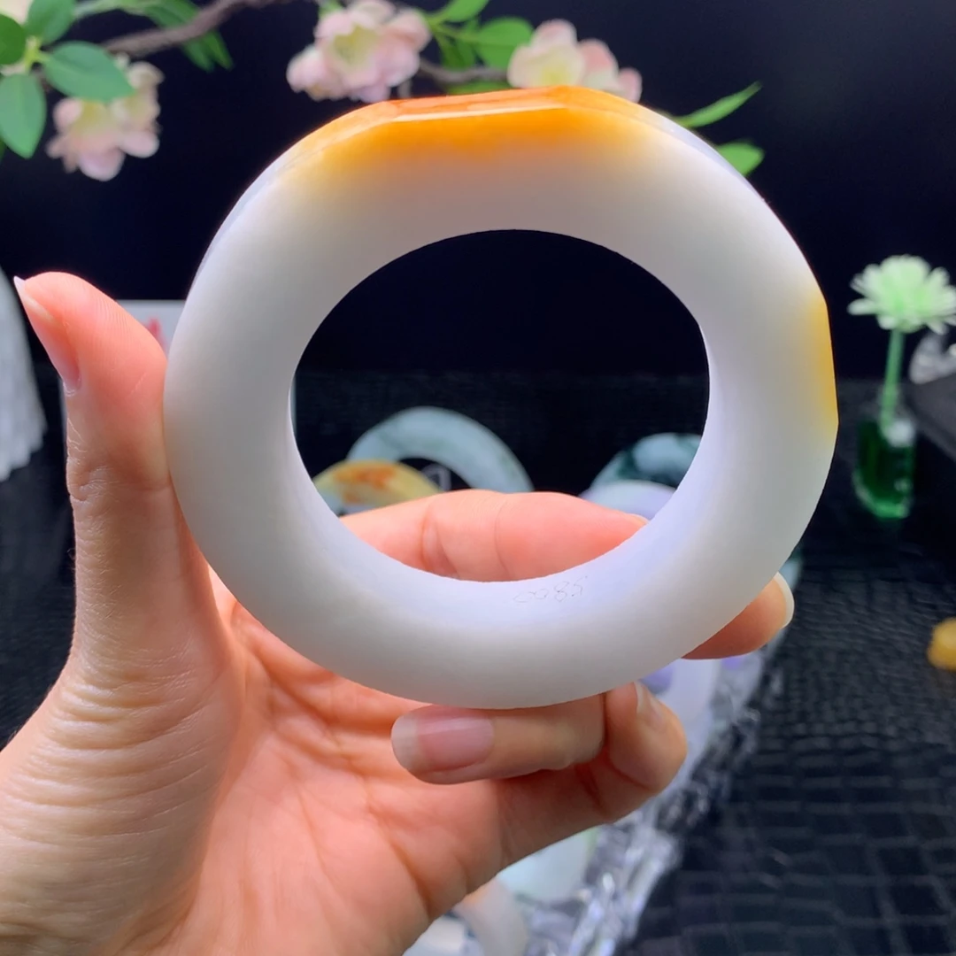 定制翡翠未镶嵌手镯57-70