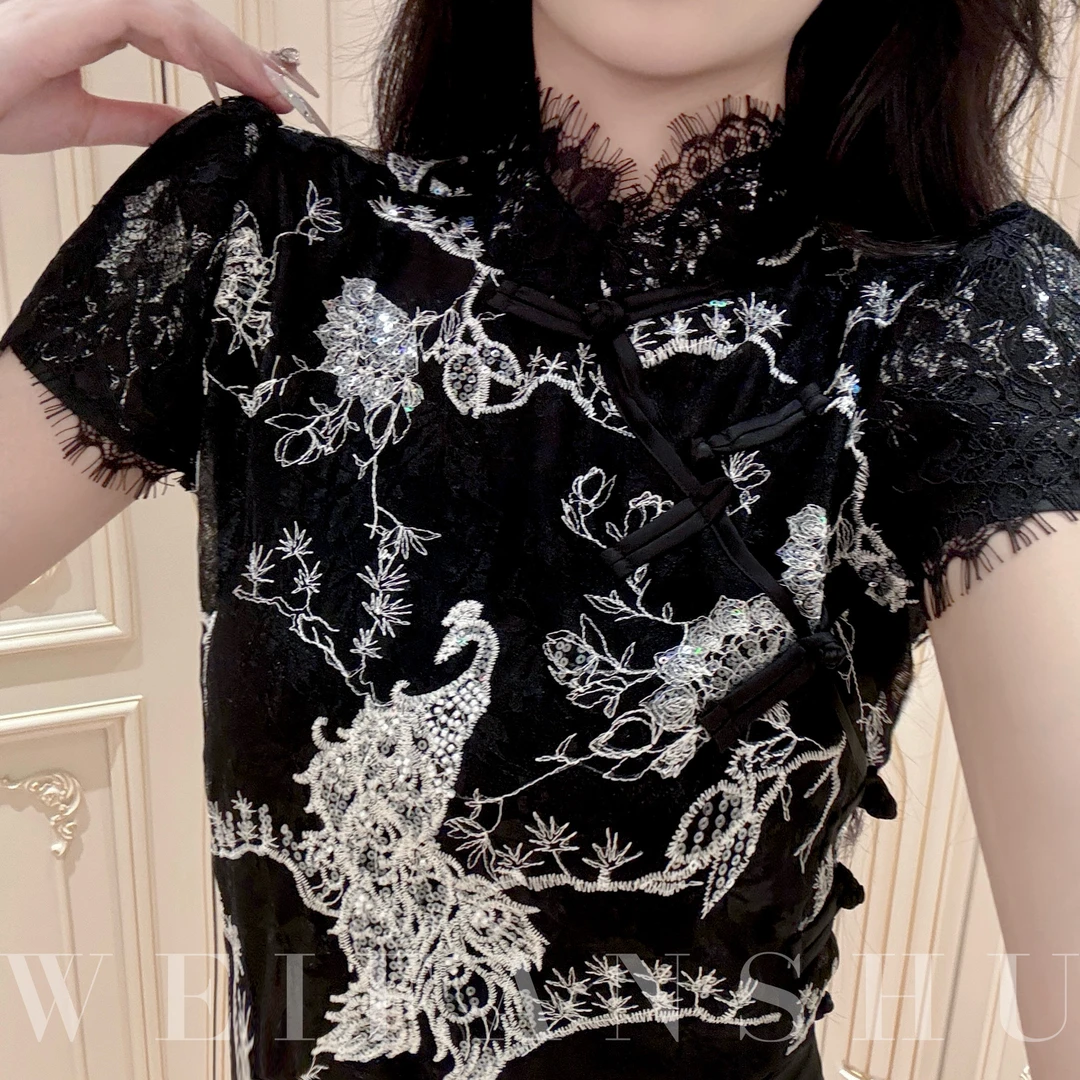 WEIFANSHU/魏凡舒【花满溪】新中式旗袍上衣