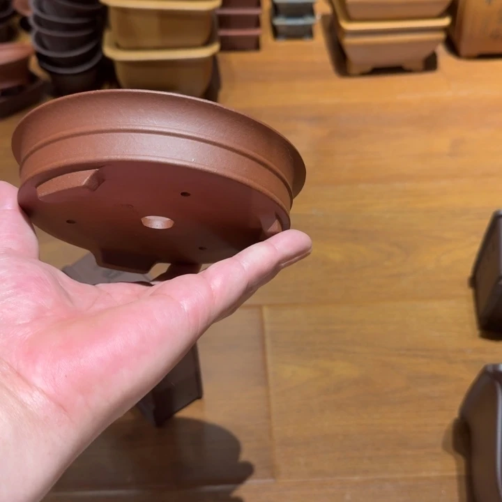 紫砂花盆原矿紫泥