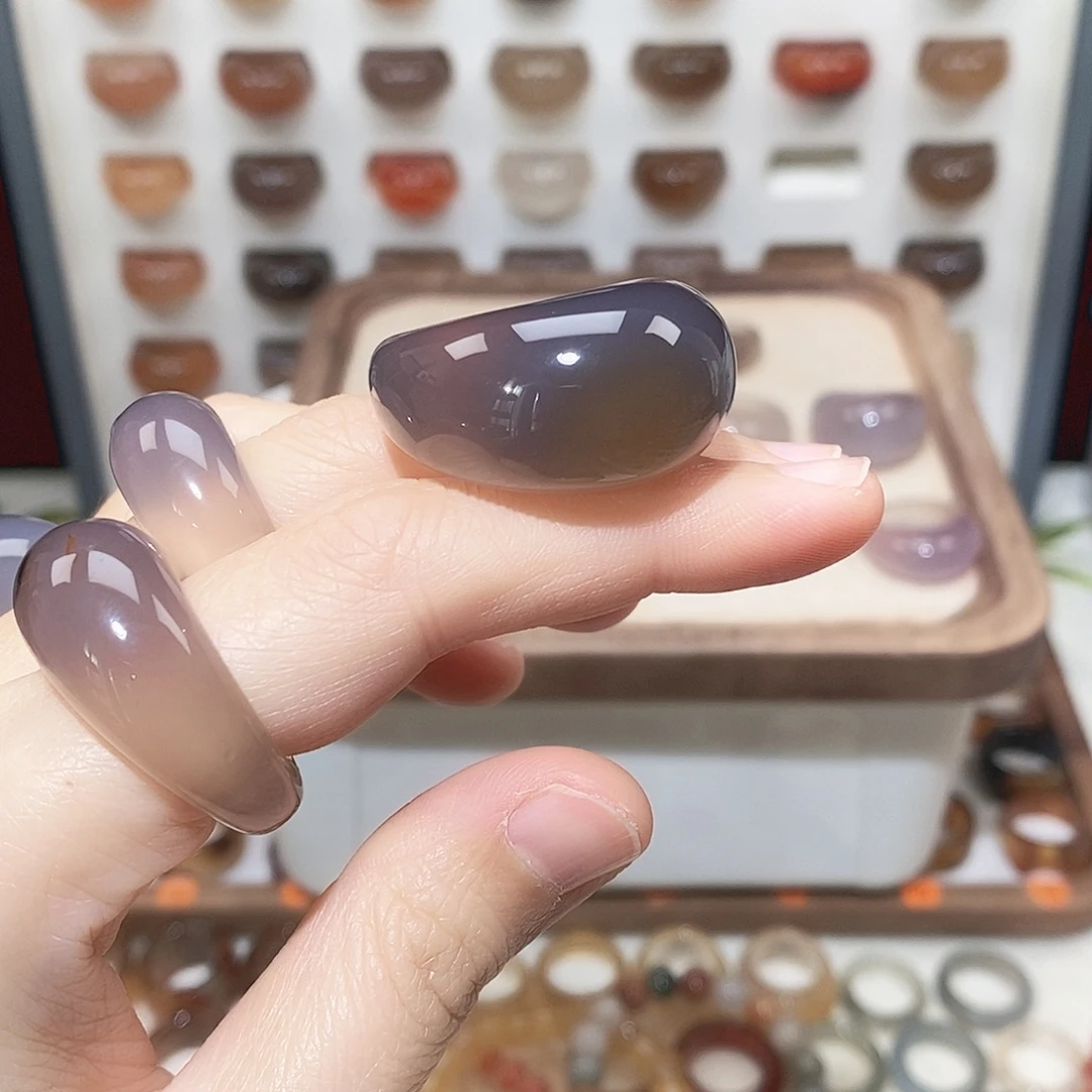 ❀****玛瑙/玉髓未镶嵌戒指港15