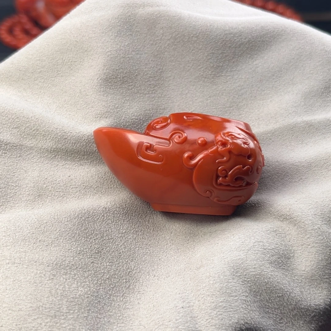 南红玛瑙未镶嵌颈饰