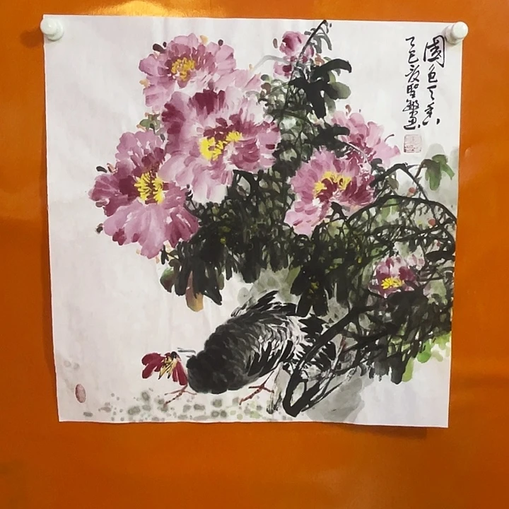 国画张圣敏先生纯手绘作品