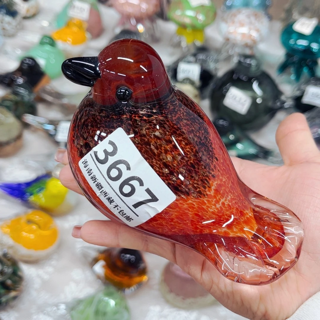 鸟3667 家悦美居琉璃花瓶