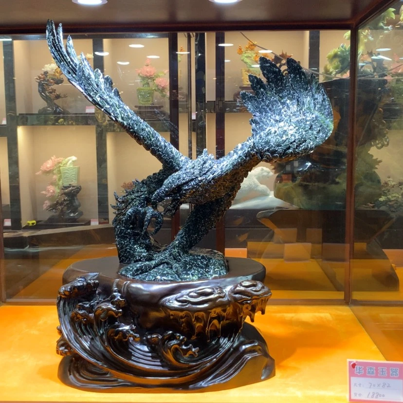 【闪购商品】未镶嵌蛇纹石玉摆件覆膜