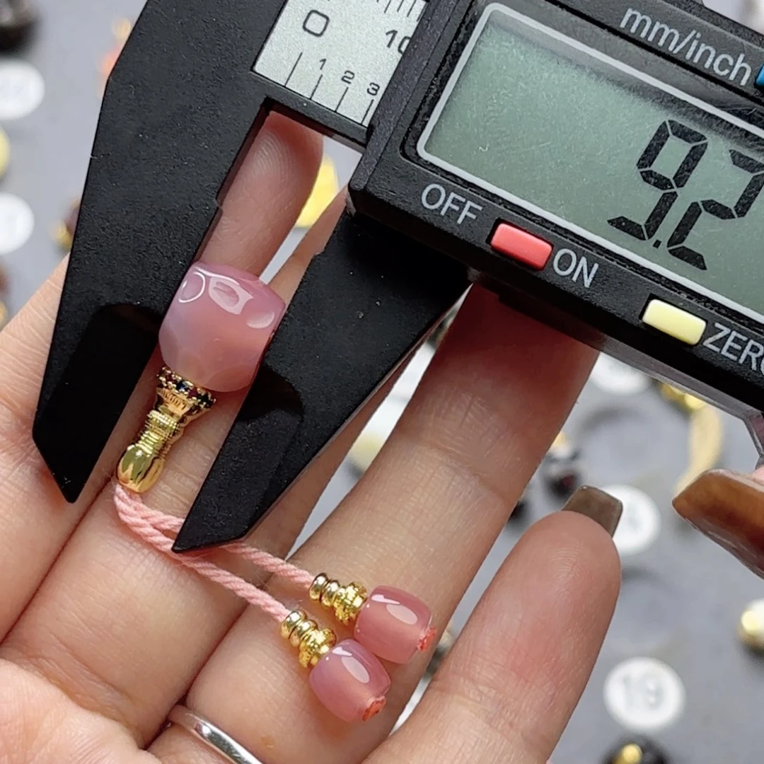 玛瑙/玉髓未镶嵌文玩配饰适配3-6mm的串