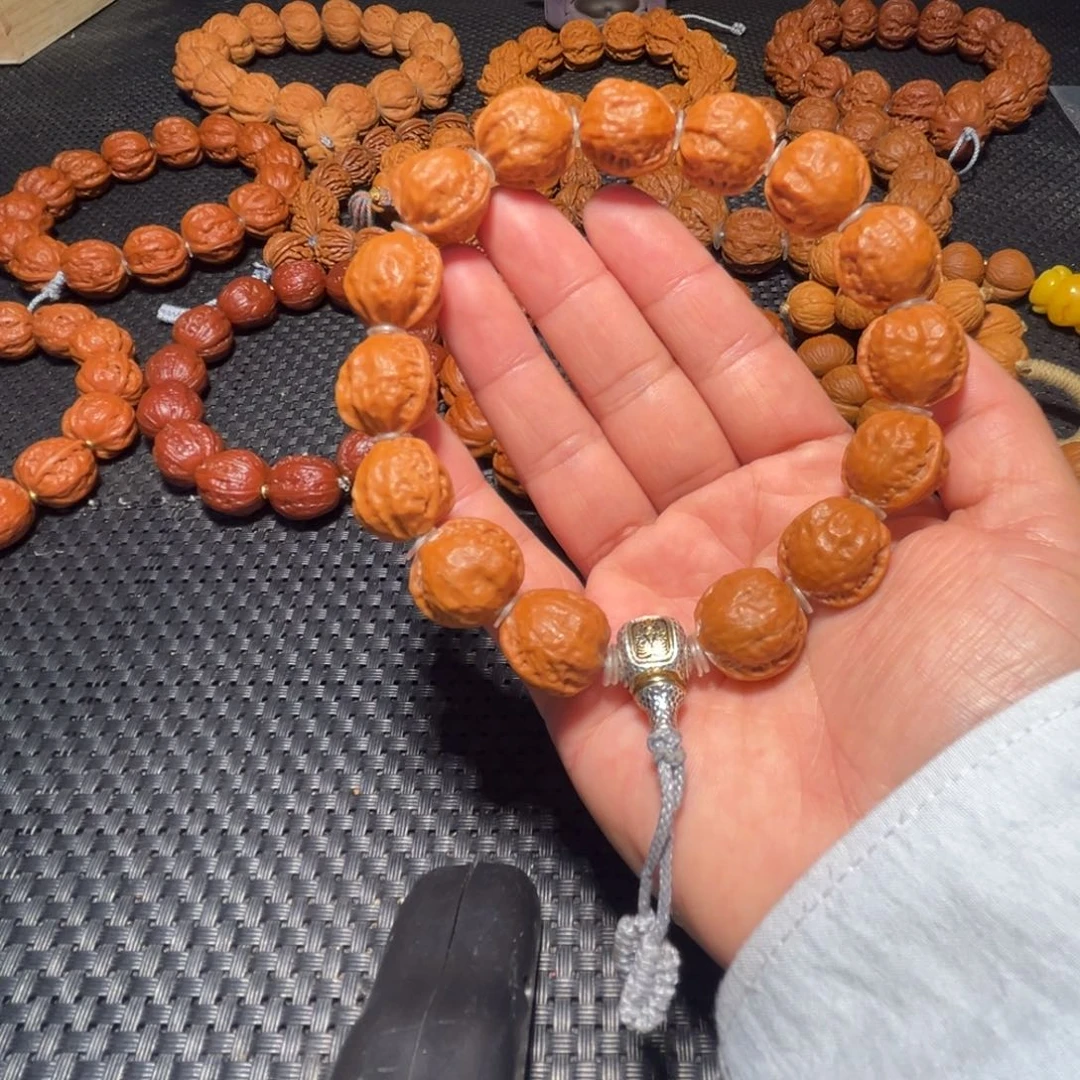 搏***校文玩核桃手串金鱼肚17