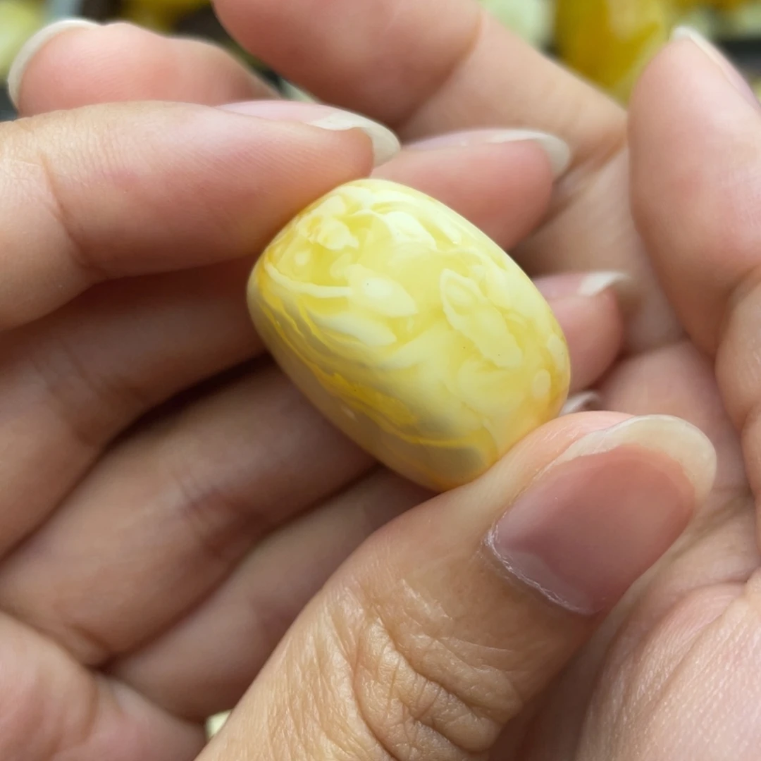 琥珀未镶嵌颈饰墩扣