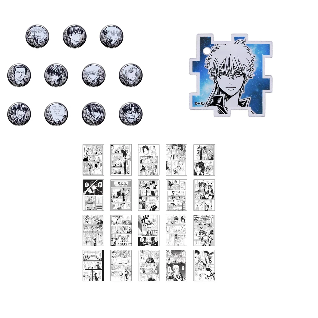 【银魂】20周年原画展 吧唧 明信片挂件 【盲盒默认代拆】