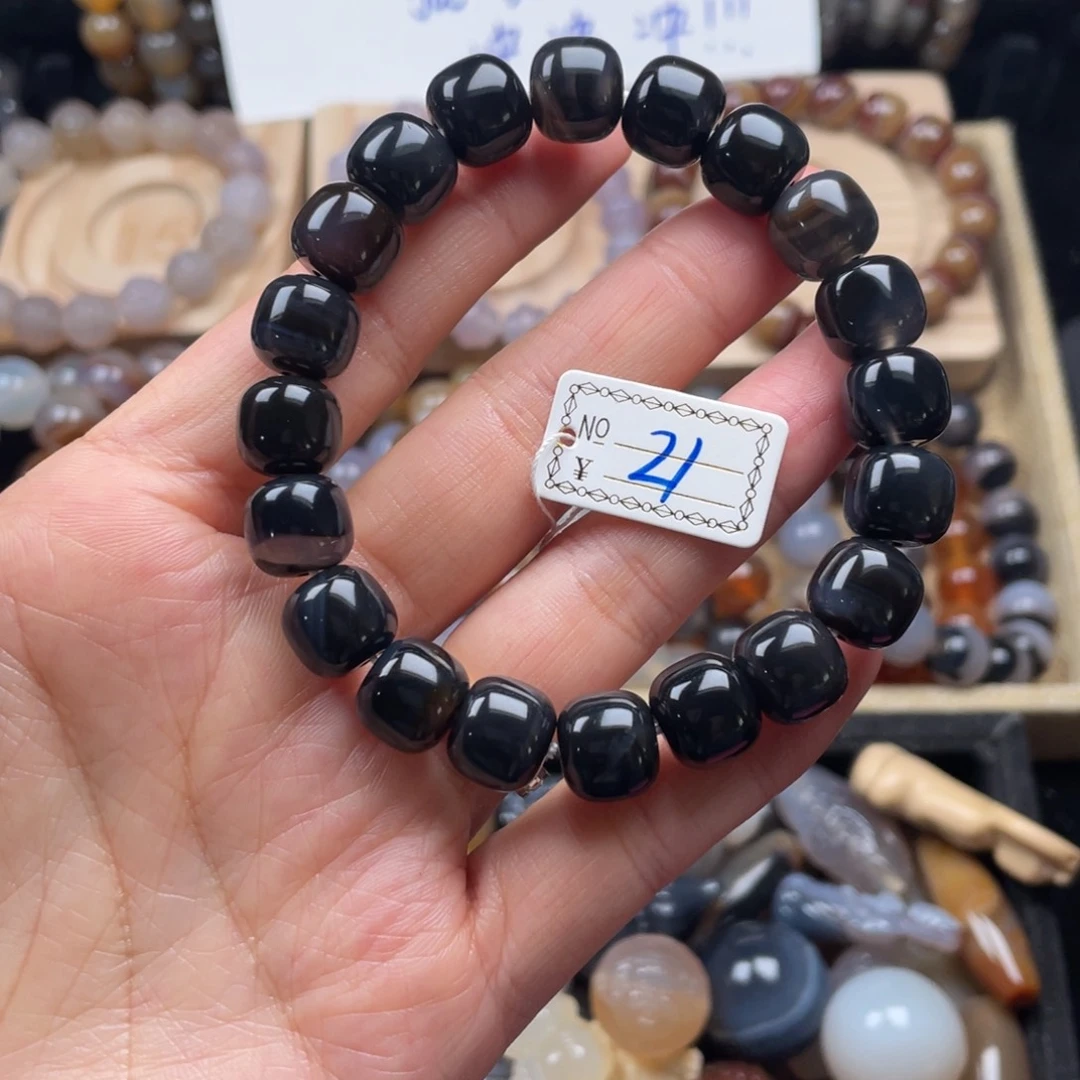 玛瑙/玉髓未镶嵌手链