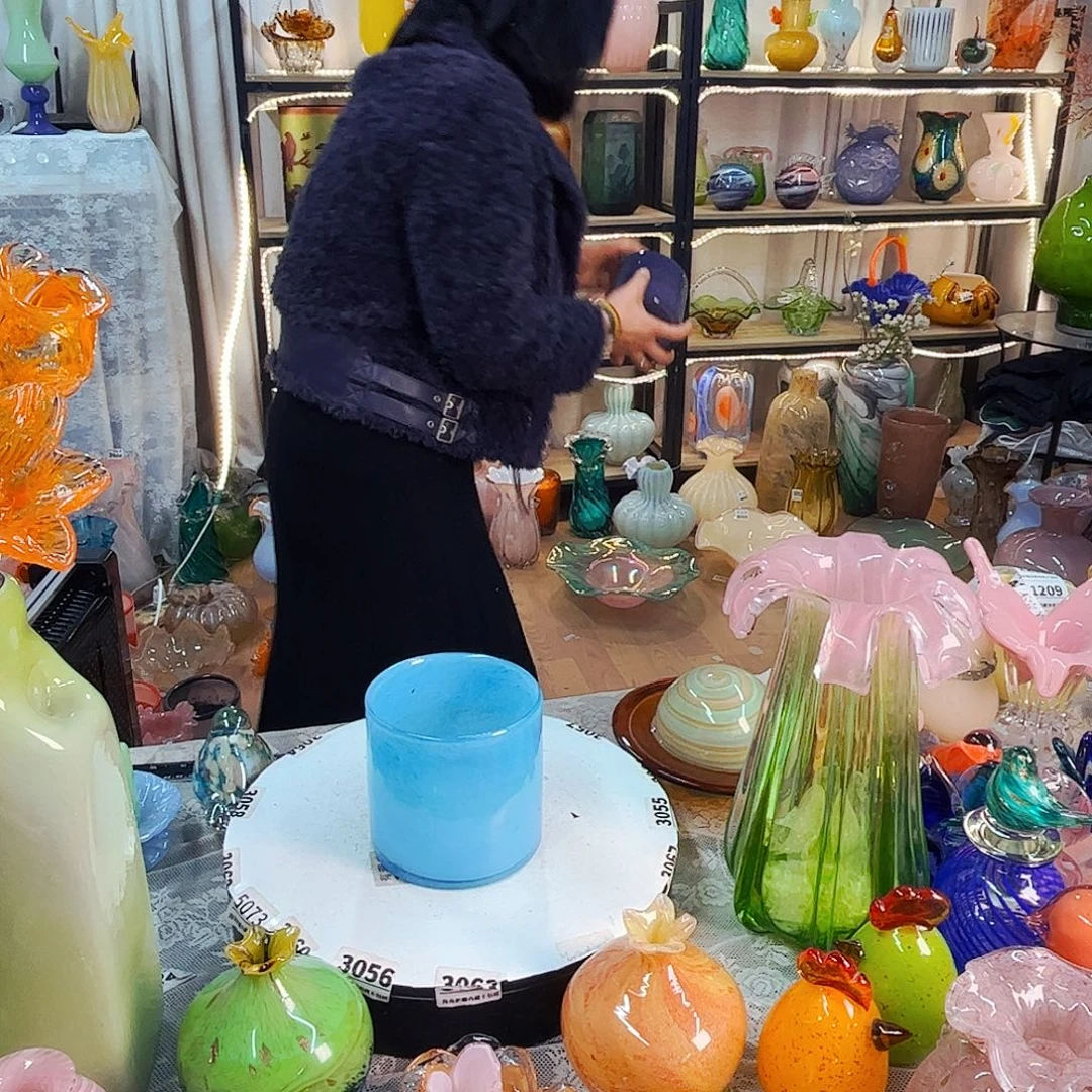 杯家悦美居琉璃摆件