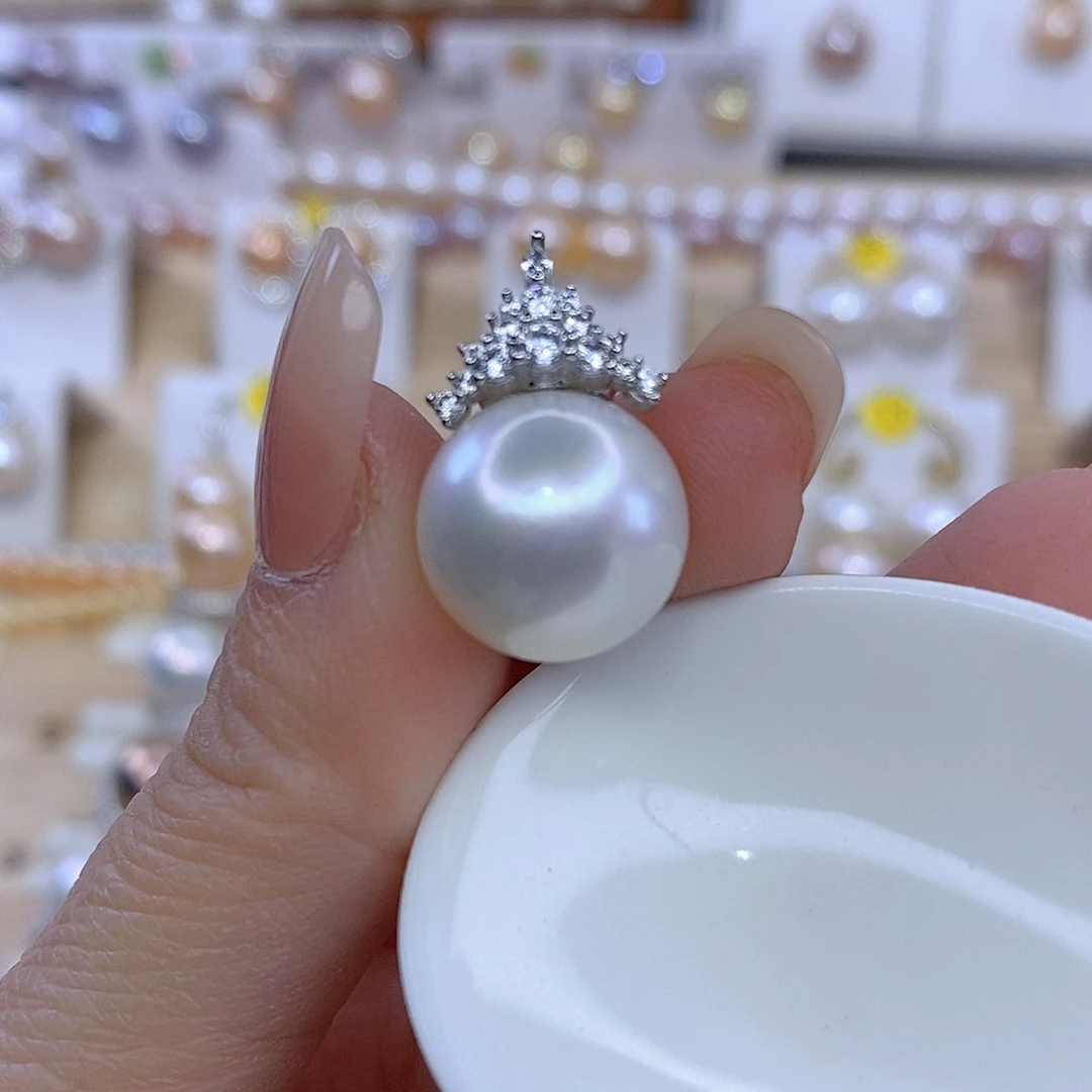 颈饰合金淡水珍珠