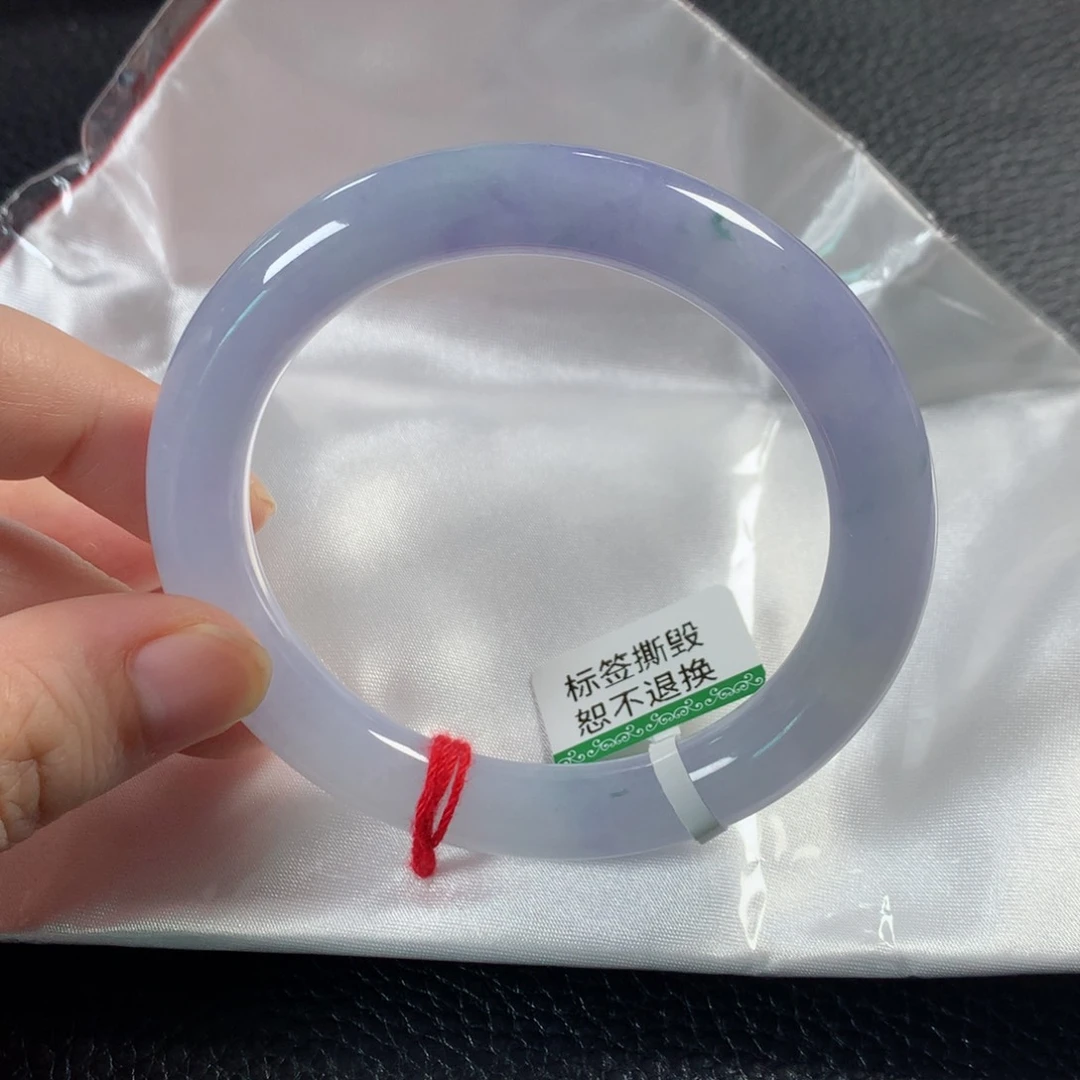 翡翠手镯未镶嵌缅甸天然翡翠手镯56圈口