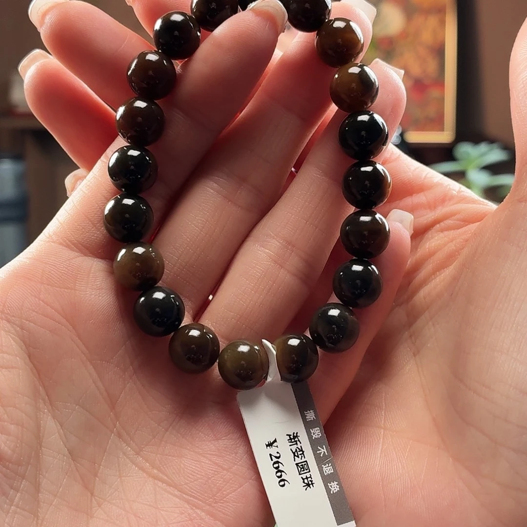 和田玉未镶嵌手串楼兰卡10圆珠