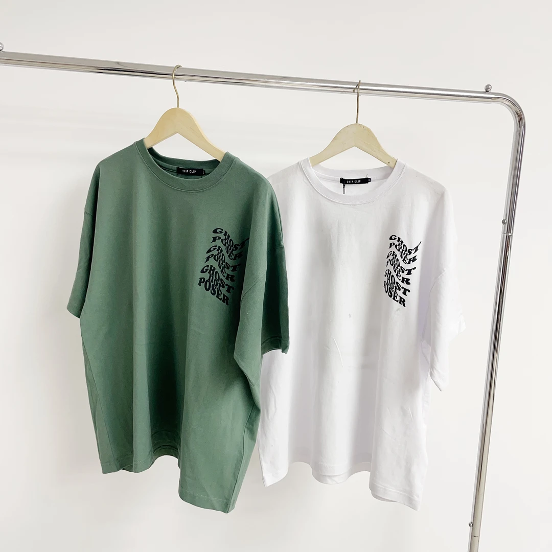 H113 印花滑板圆领棉质休闲T恤