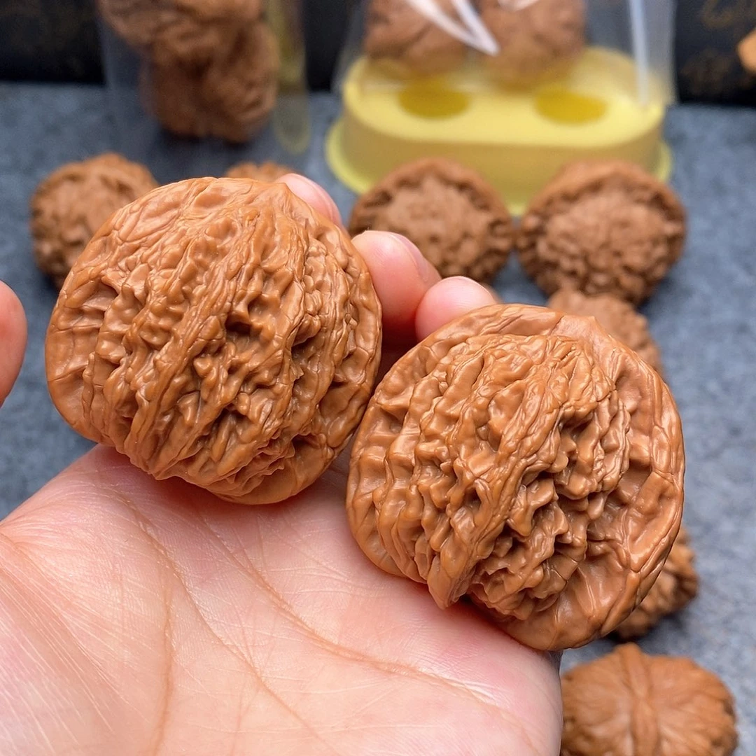 文玩核桃把件粗筋虎44尺50.6克