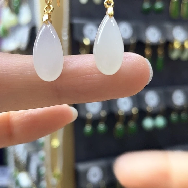 和田玉银S925镶嵌颈饰