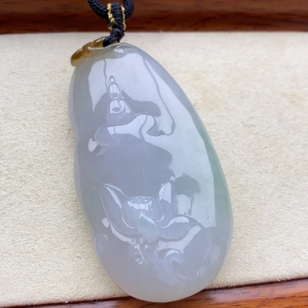 翡翠未镶嵌颈饰吊坠22