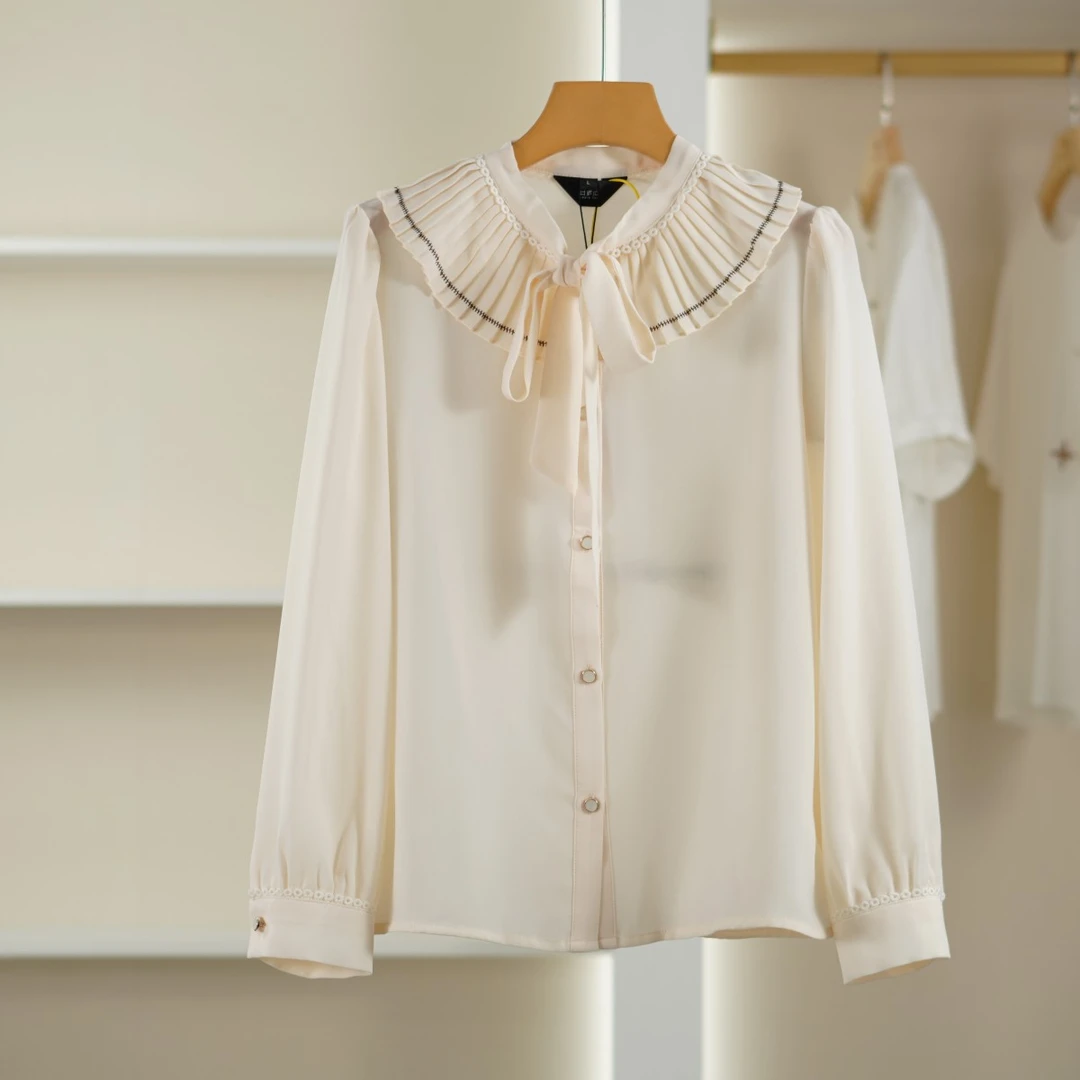 麦迪尚品【白LY】50407196 春季时尚通勤上衣衬衫品牌撤柜 A4组