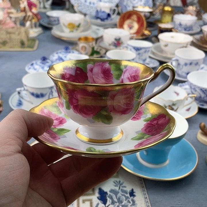 中古欧瓷瓷器小房子