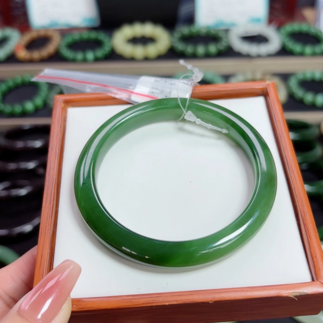 和田玉未镶嵌手链手镯60