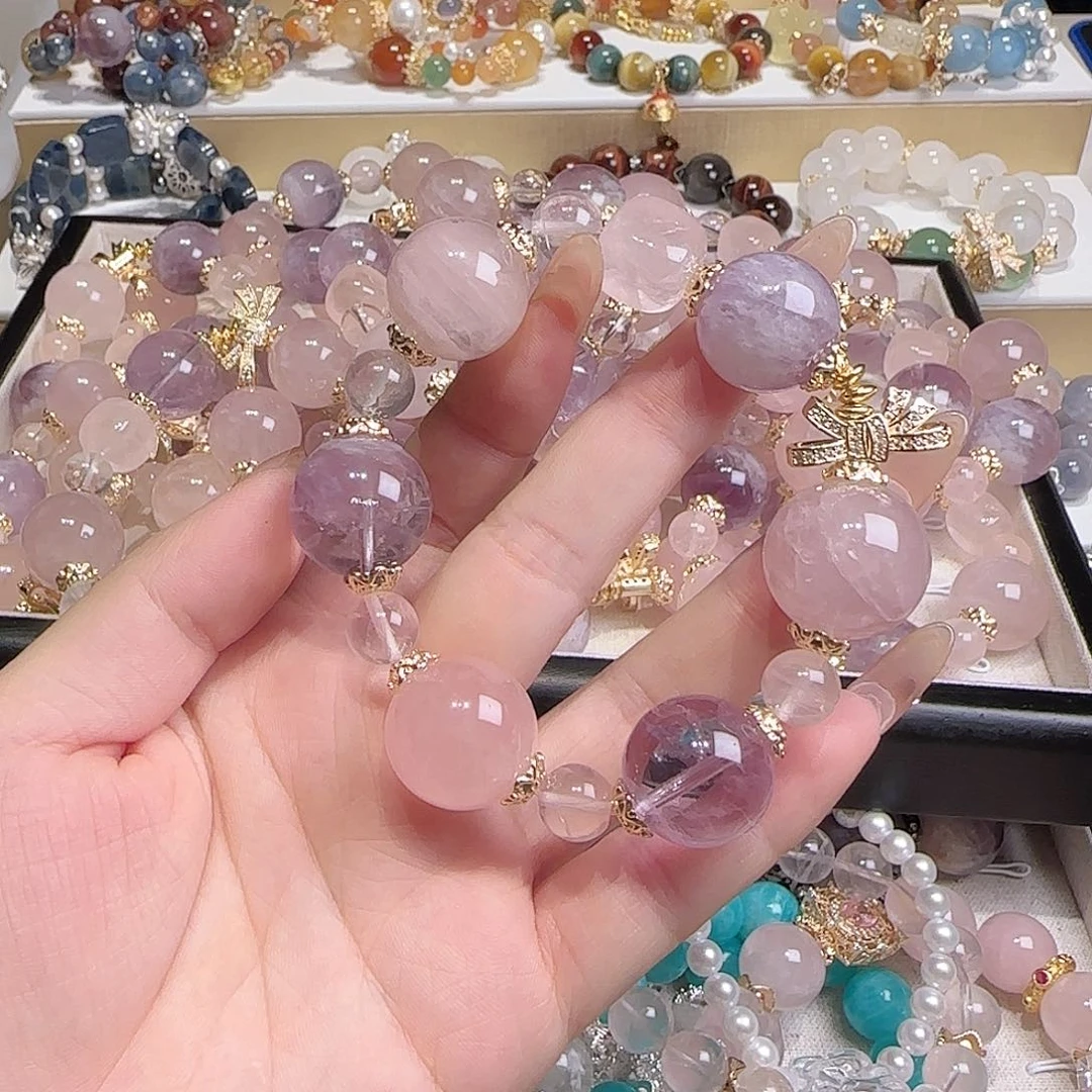 水晶手链未镶嵌吧