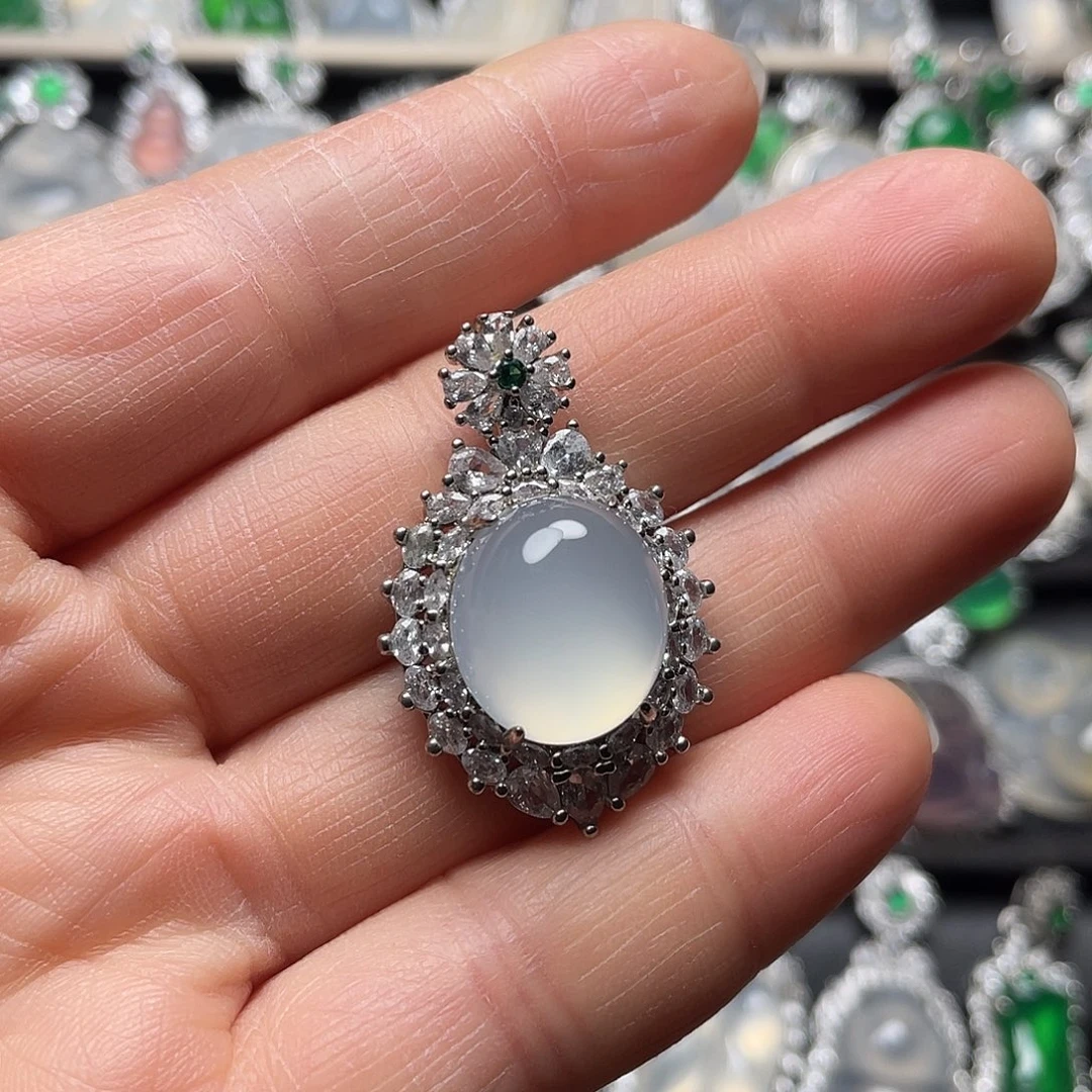 玛瑙/玉髓合金挂件