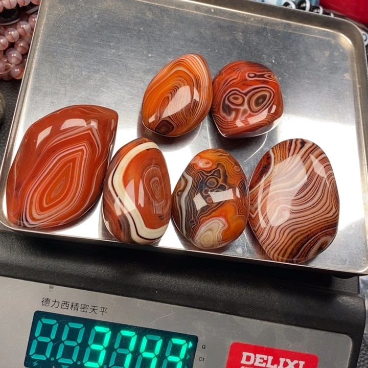 青***玉玛瑙/玉髓未镶嵌颈饰