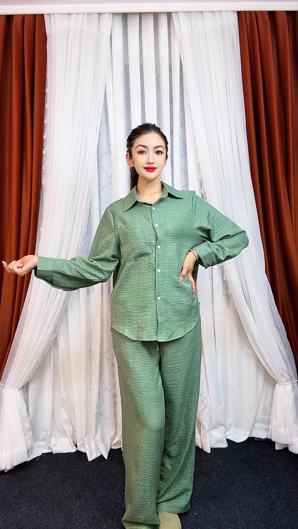 老钱风慵懒风休闲风时尚套装舒适开衫裤子运动套装女高级感气质