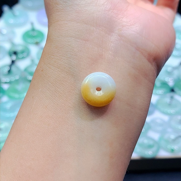 颈饰未镶嵌翡翠1尺寸13*5.4