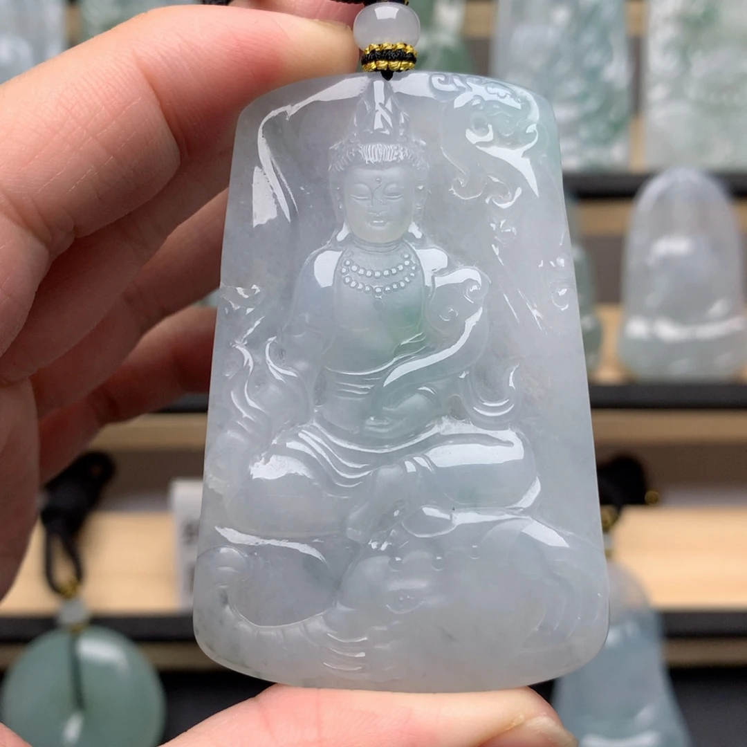 颈饰未镶嵌翡翠普贤