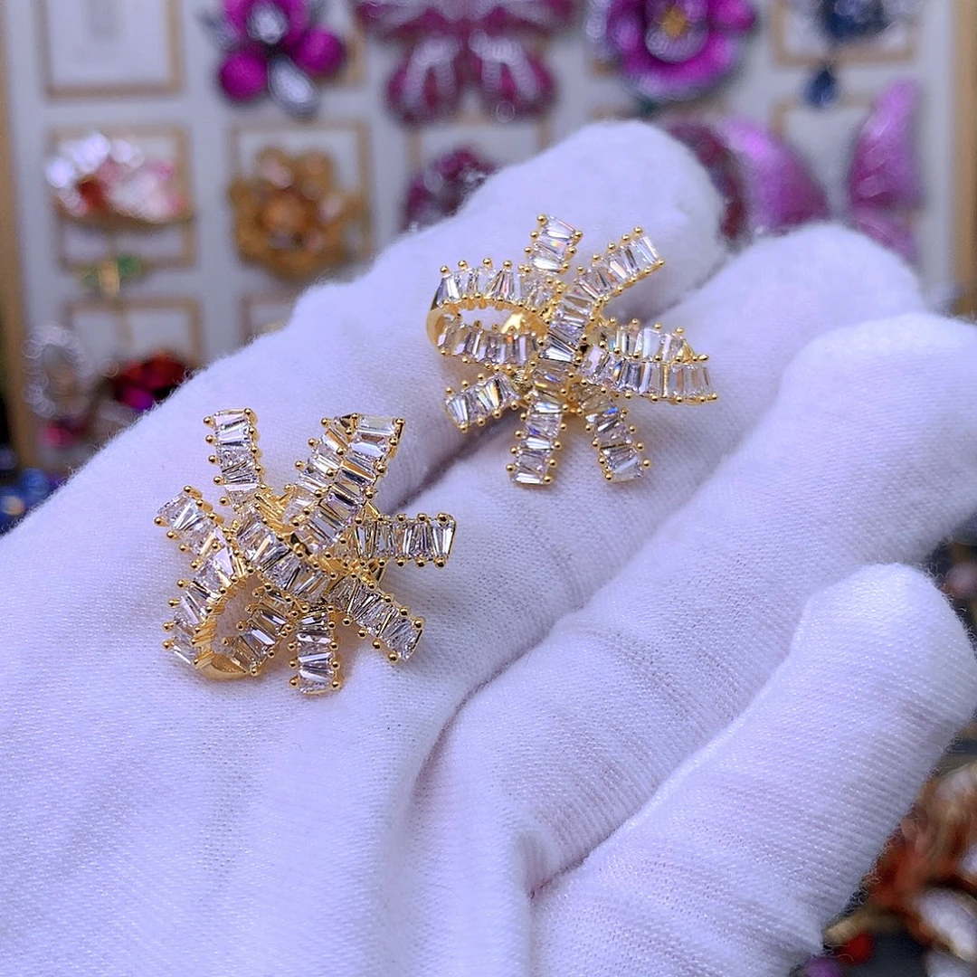 合成立方氧化锆铜刺马针2个