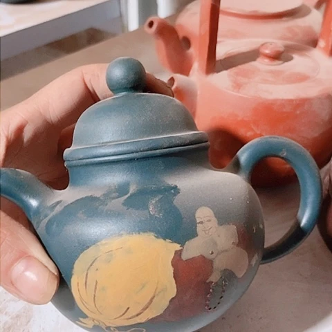 茶杯绿泥宜兴紫砂全手工制作工艺