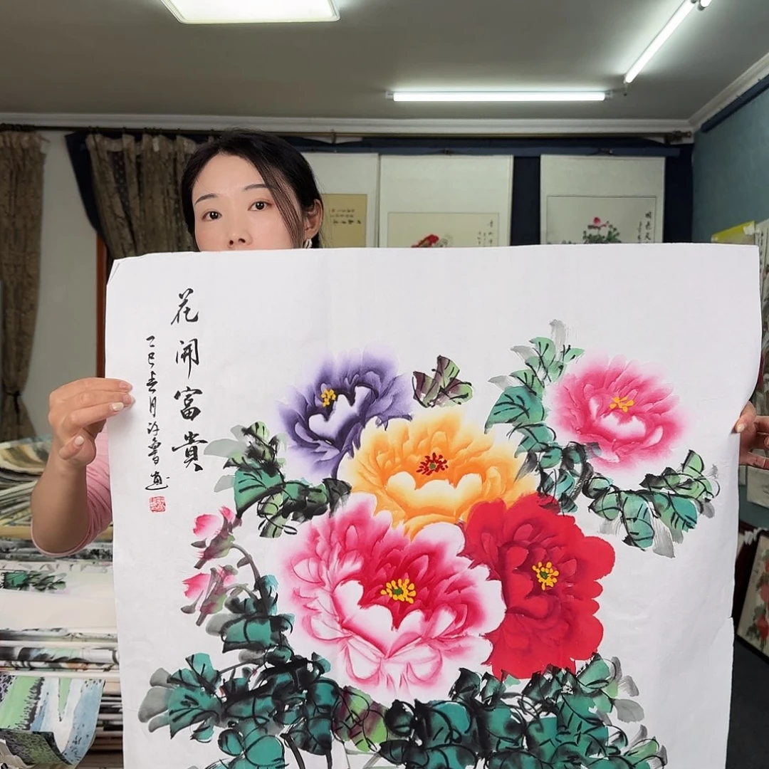 纯手绘国画作品作品
