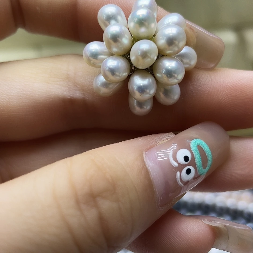 戒指未镶嵌淡水珍珠