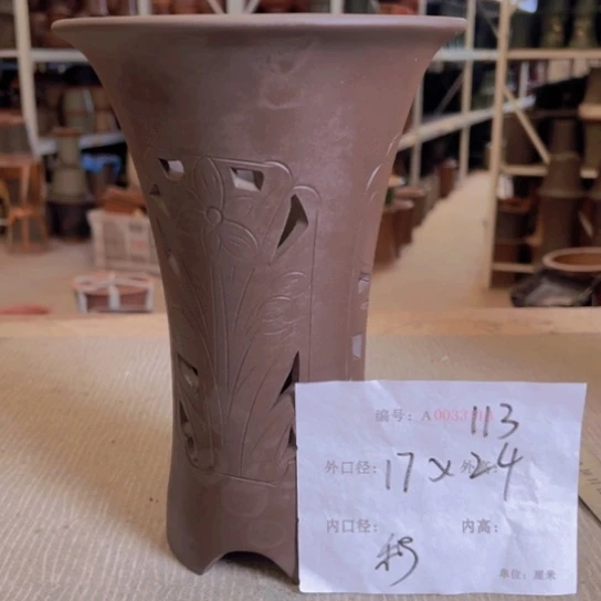 紫砂花盆紫紫砂盆