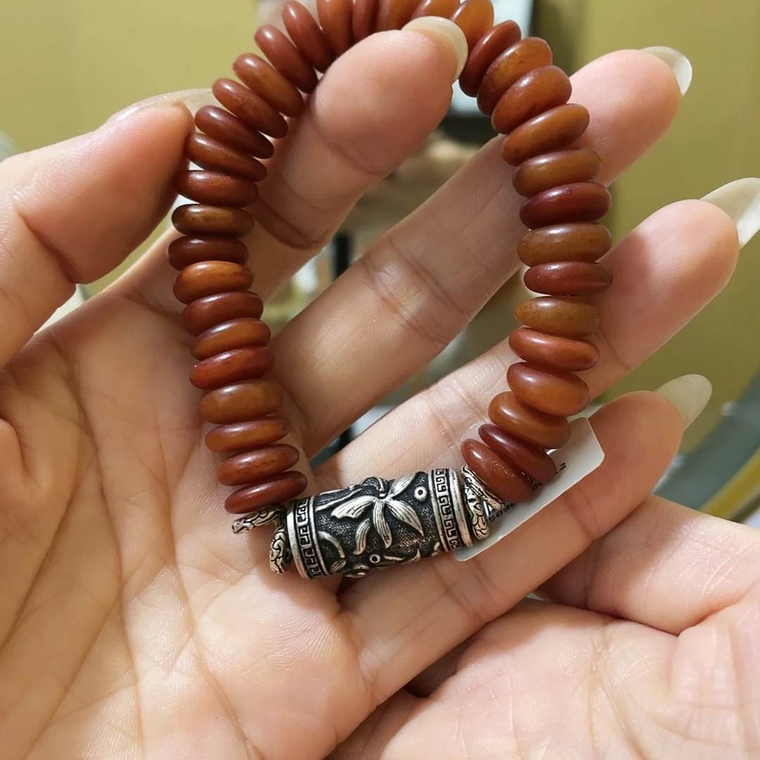 【闪购商品】手链琥珀银S925镶嵌