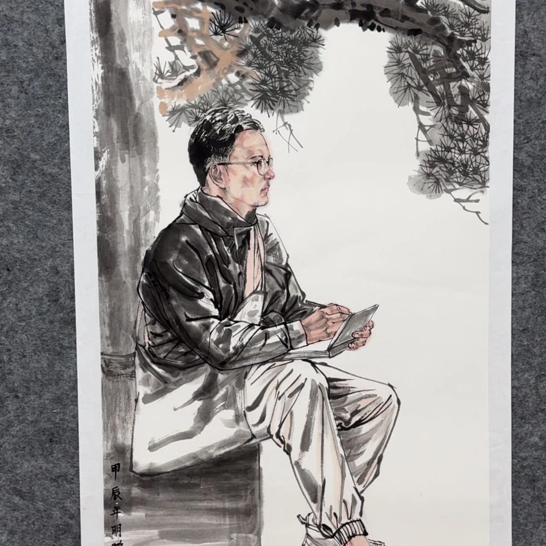 书法老师国画作品WMP首拍