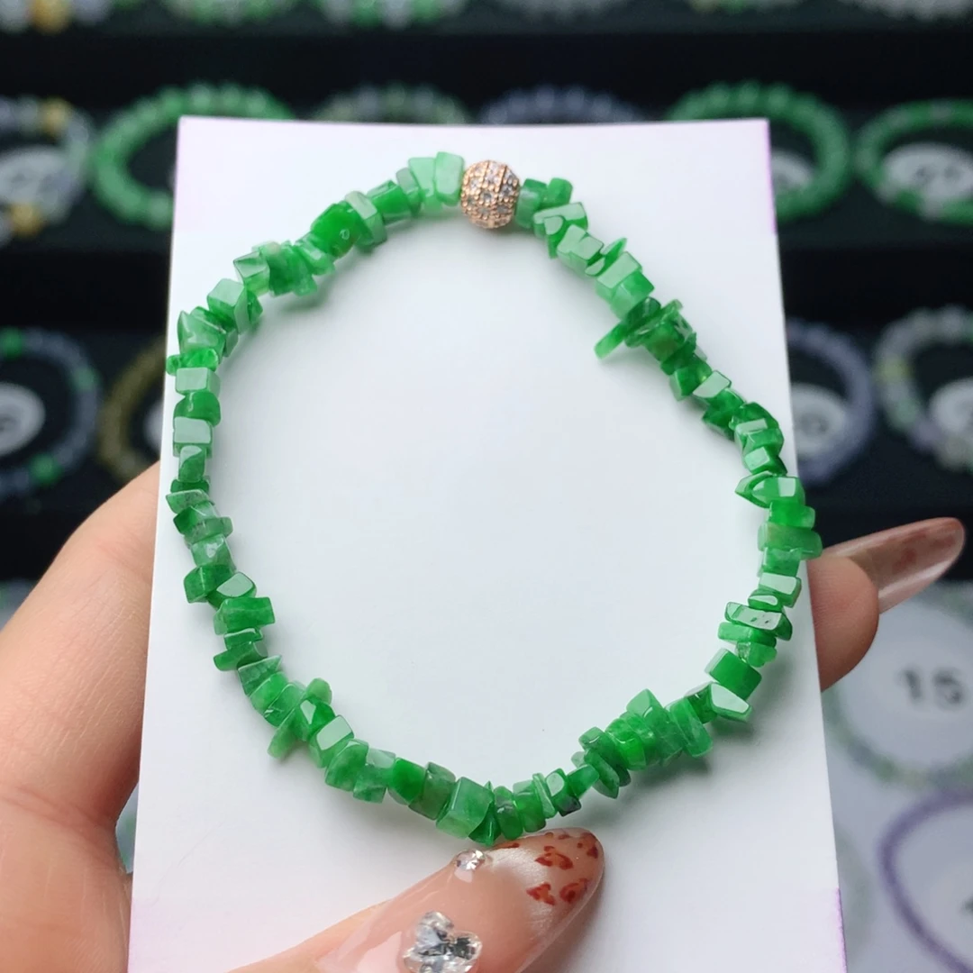 翡翠未镶嵌手链翡翠