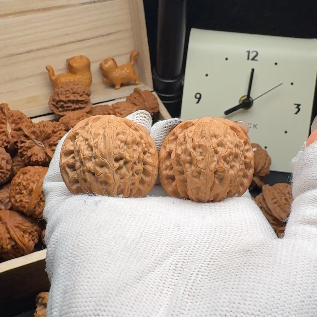 文玩核桃把件38磨盘088