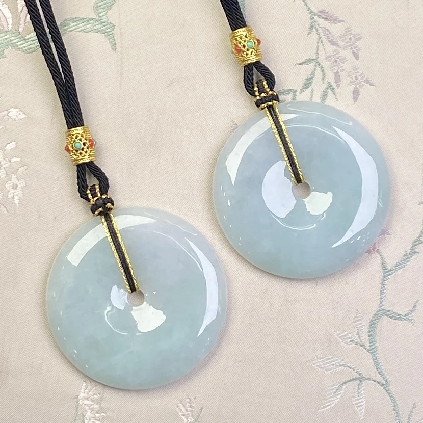 272252/天然缅甸翡翠平安扣吊坠 多样性一件发