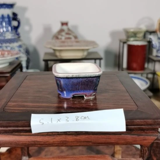 手工手绘釉盆大徳堂