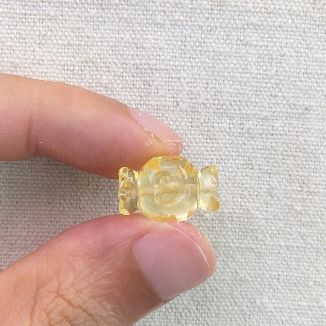 琥珀未镶嵌裸石糖果