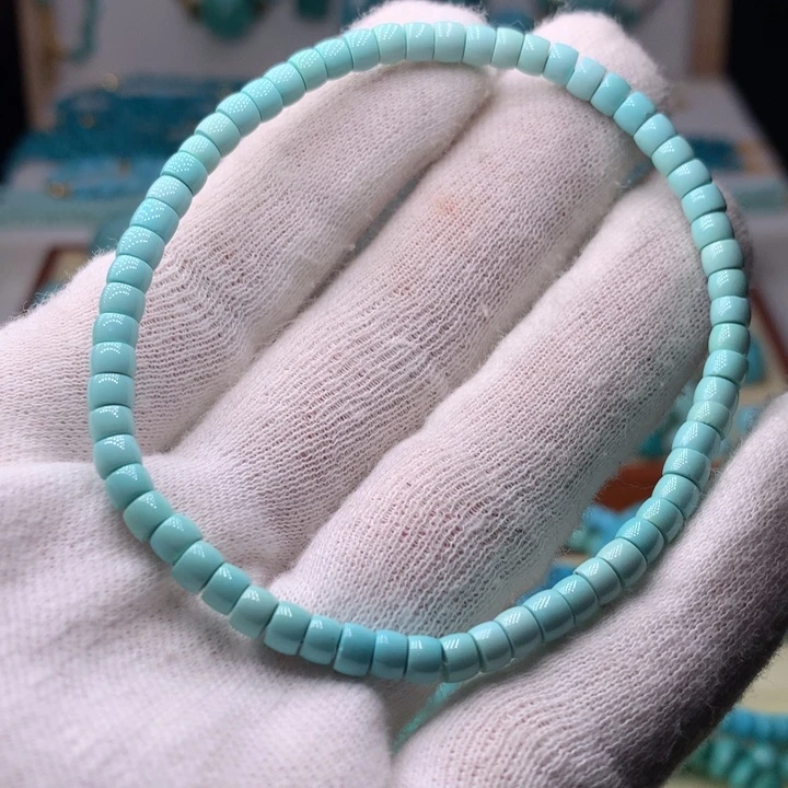 绿松石未镶嵌直切单圈