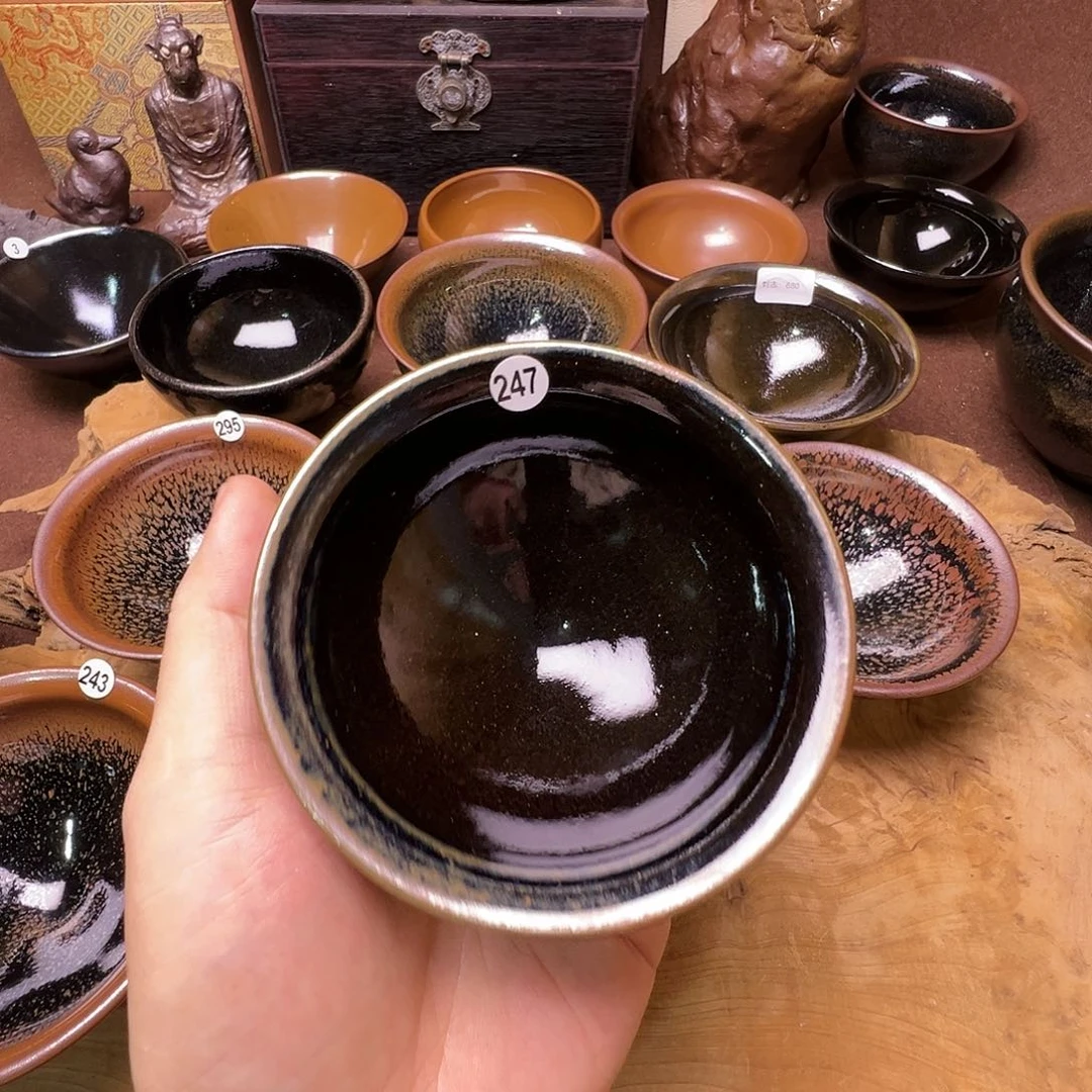 ༺***༻茶盏景和茶器纯手工