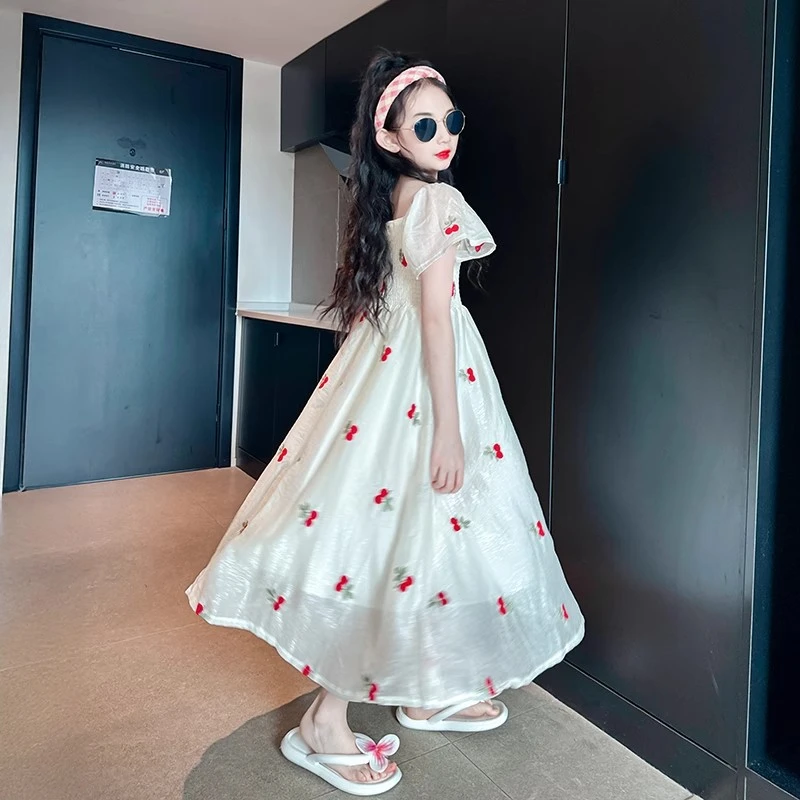 女童超好看的连衣裙夏2025新款女大童夏季洋气公主裙儿童夏装裙子