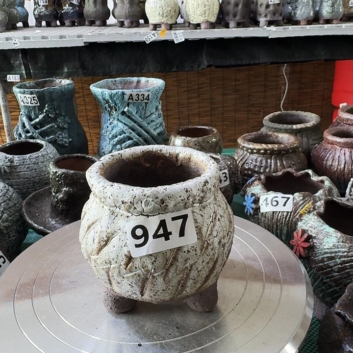 内口6高9粗陶手工