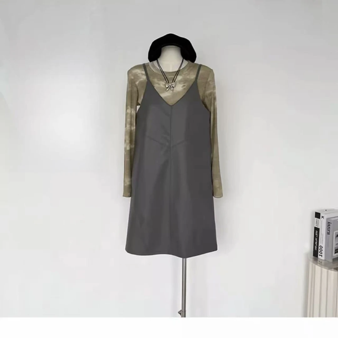 【YZ•衣系列】nn1164-时尚女装设计感吊带裙百搭休闲气质