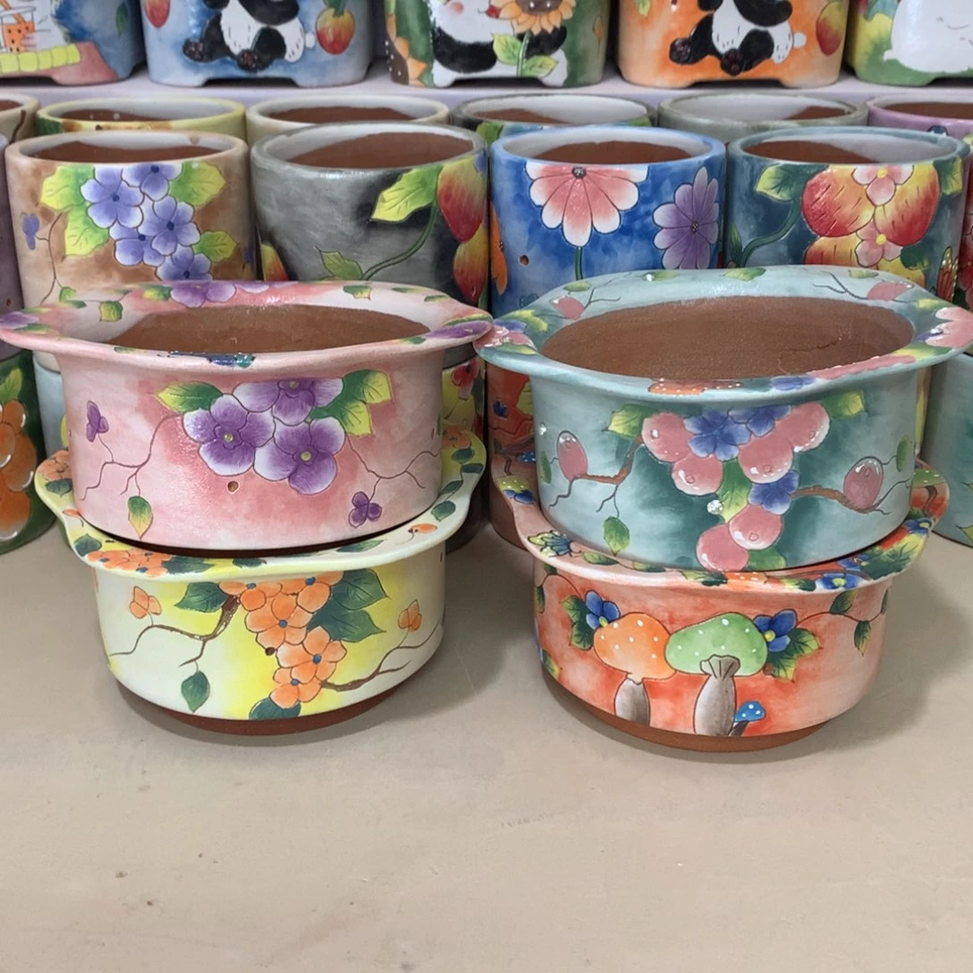 福利正品红陶花盆