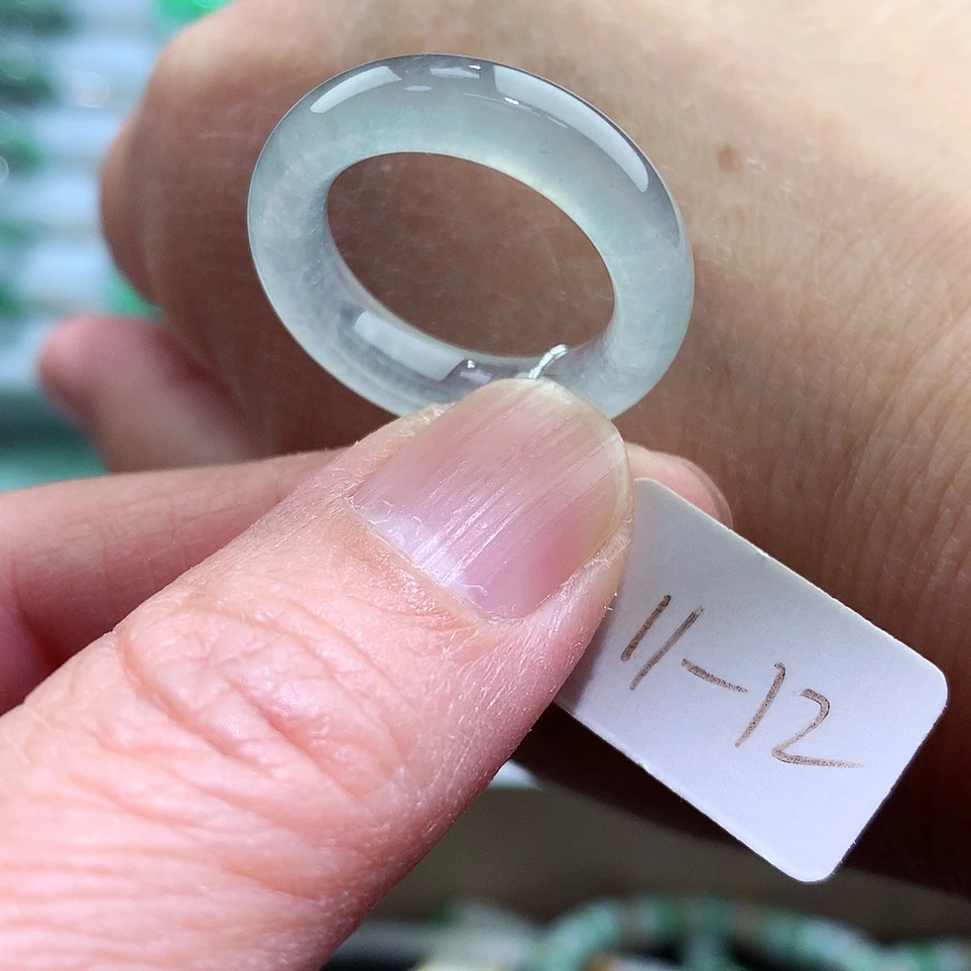 未镶嵌戒指翡翠11-12号