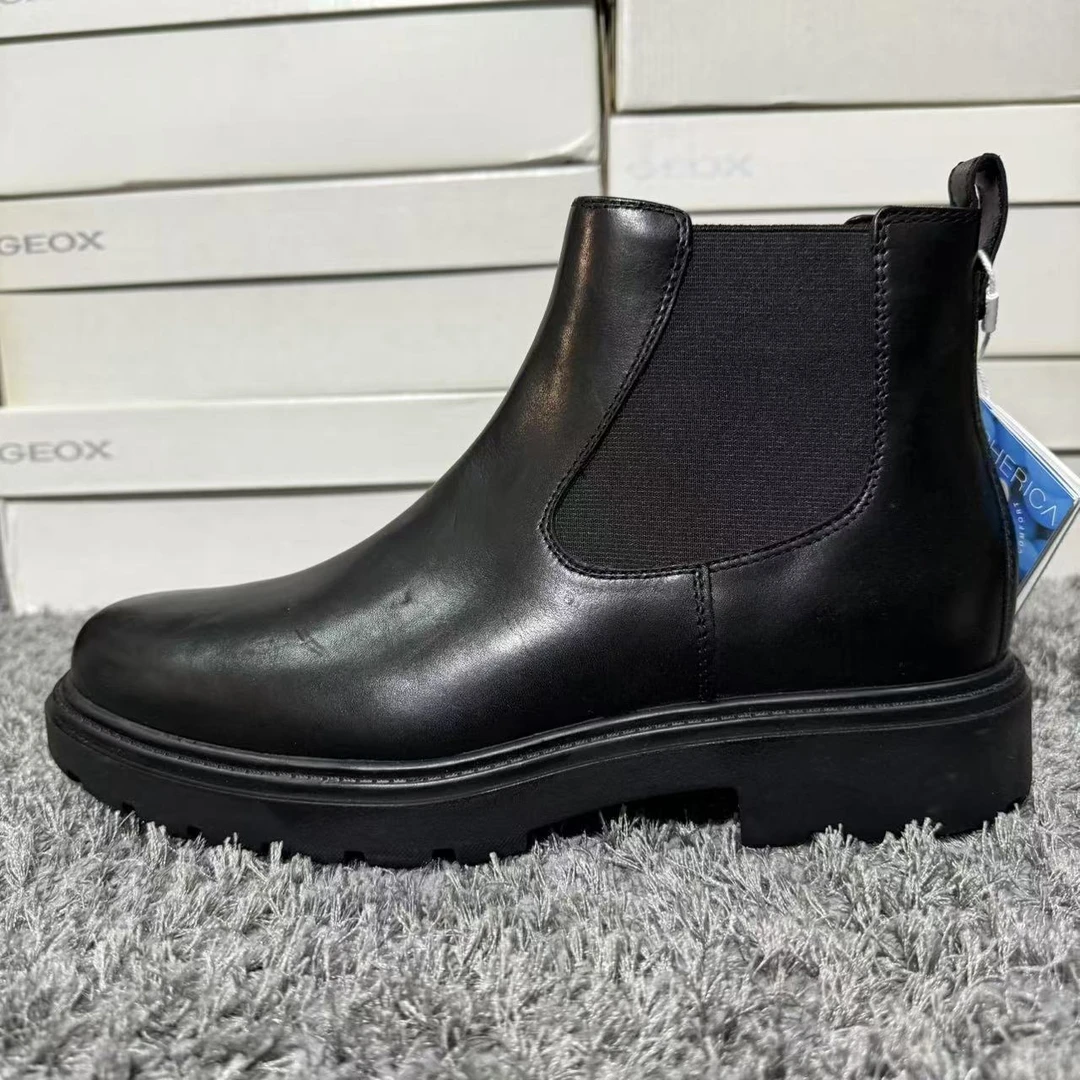 GEOX杰欧适U SPHERICA舒适男款切尔西靴U36FRA00043C9999男士时尚
